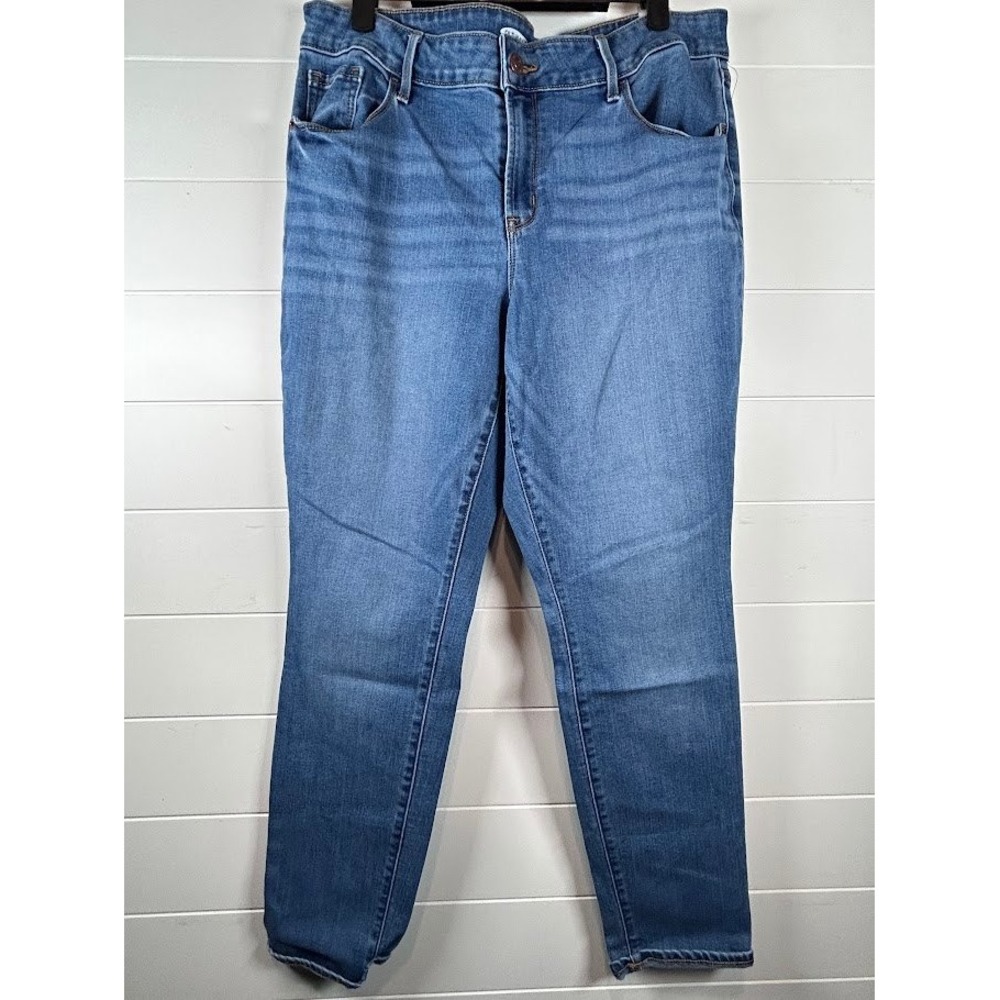 Old Navy Women's Pop Icon Skinny Leg Jeans Medium Wash Size 14